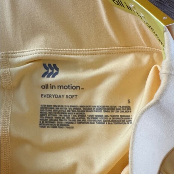 All in Motion Soft Yellow Skort size S and M - Picture 3 of 4